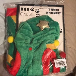 Christmas Tree plush pet onesie